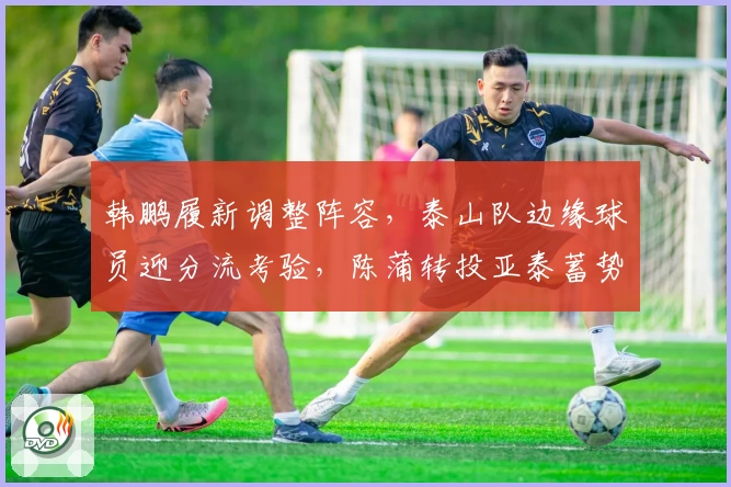 韩鹏履新调整阵容，泰山队边缘球员迎分流考验，陈蒲转投亚泰蓄势再发